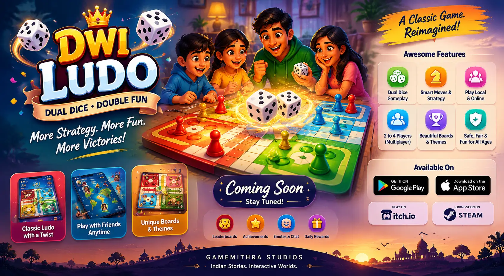 DWI Ludo game artwork